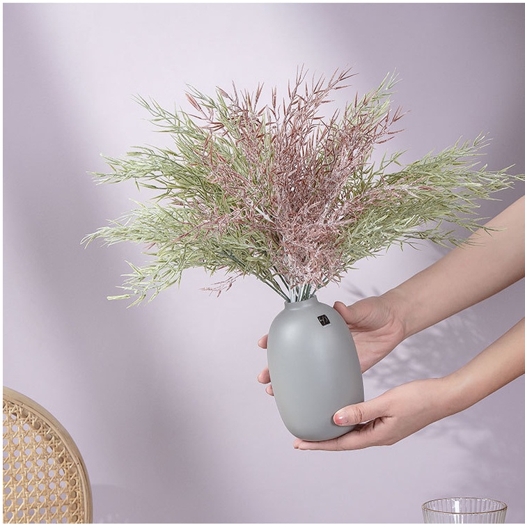 Mô phỏng hoa sương mù đám cưới cỏ rime cảnh quan đám cưới hoa chụp đạo cụ cây phòng khách phòng ăn trang trí phòng ăn hoa giả