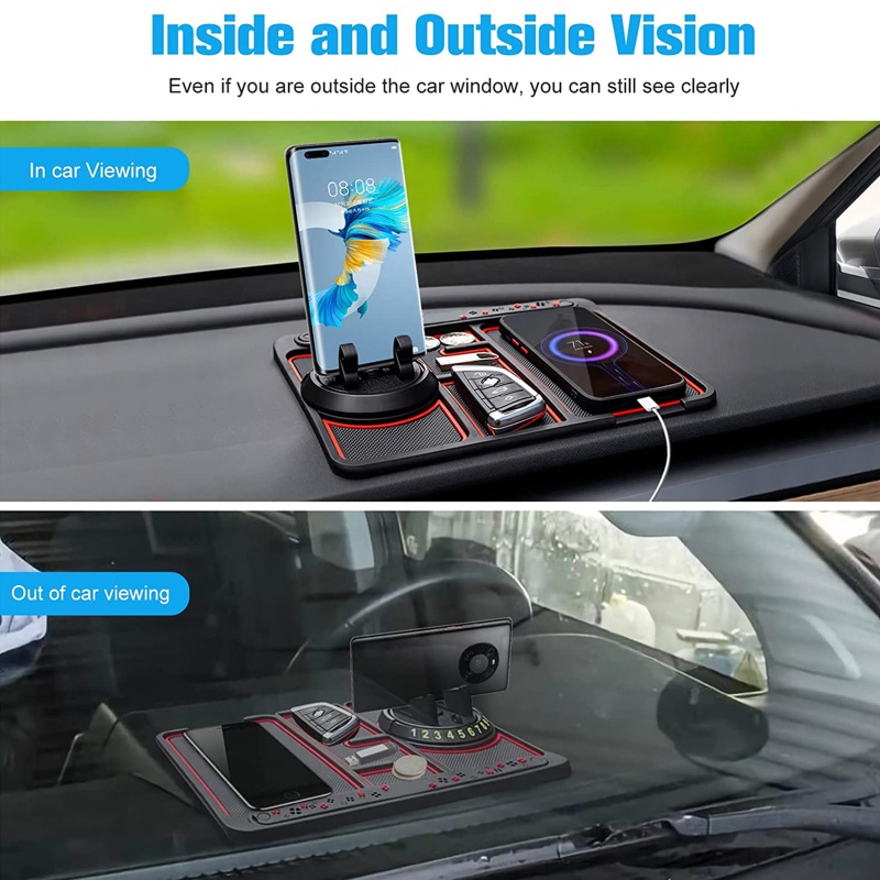 Đệm Cao Su Đỡ Điện Thoại Tạm Thời Chống Trượt Đa Năng Kèm Giá Đỡ Thay