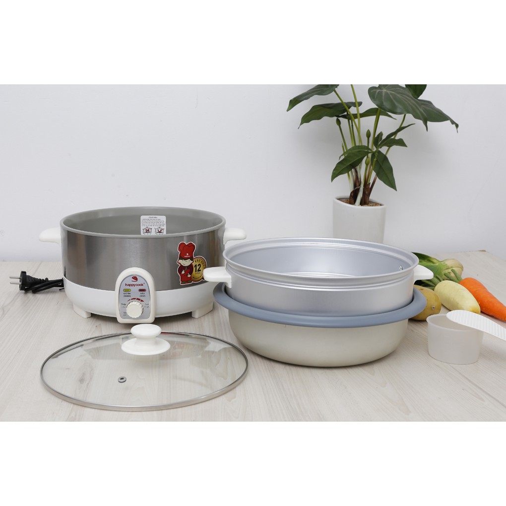 Nồi lẩu điện Happycook (Hàn Quốc) HCHP-350ST 3.5 lít (Mới 100% - Bảo hành 12 tháng)