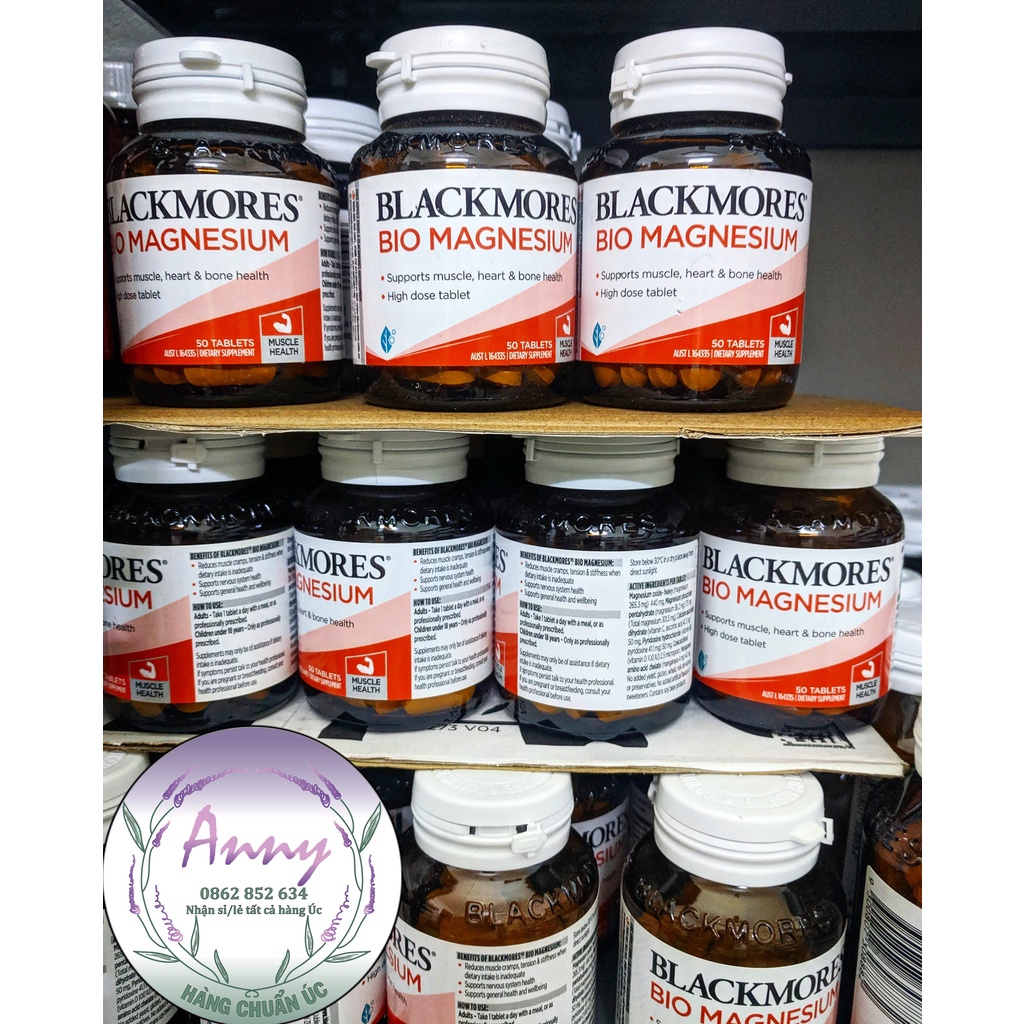 Viên Uống Bổ Sung Magie và Tăng Cơ Và Ngăn Chuột Rút - Blackmores Bio Magnesium