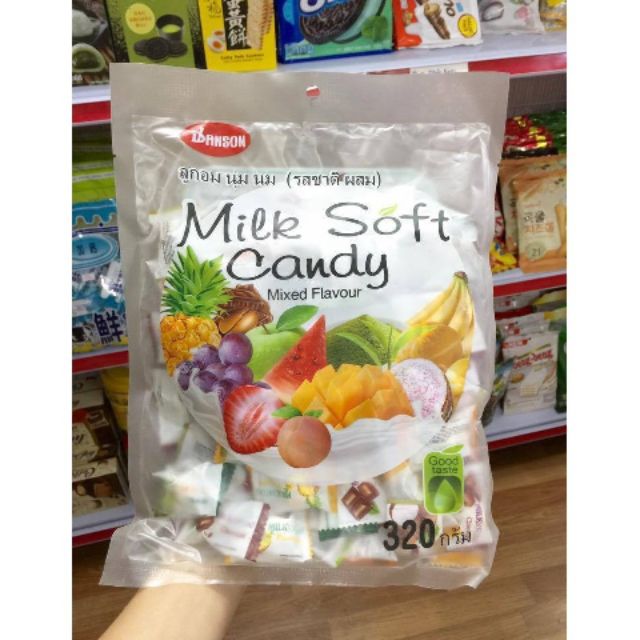 Kẹo sữa trái cây milk soft candy Thái Lan