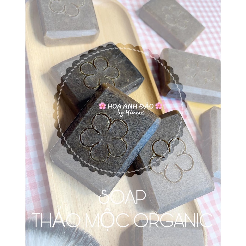[SOAP THẢO MỘC] Xà Phòng Thực Vật Thủ Công Hoa Anh Đào