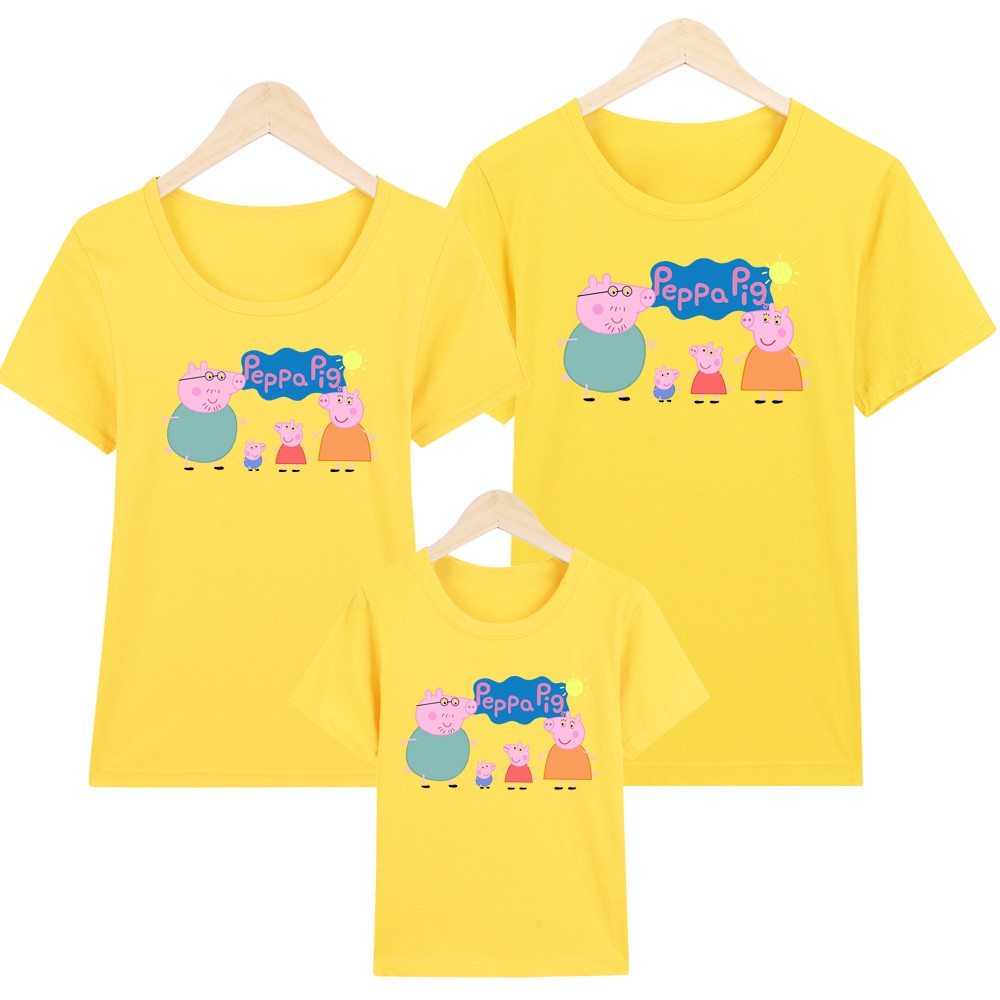 Áo gia đình in hình peppa pig -M22 - Thương Hiệu Yano