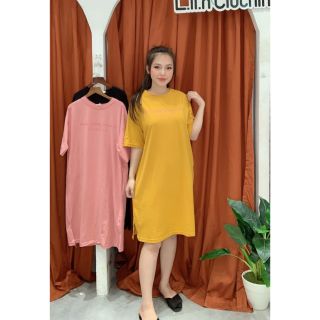 Đầm bigsize dáng xuông chữ kí 50-75kg