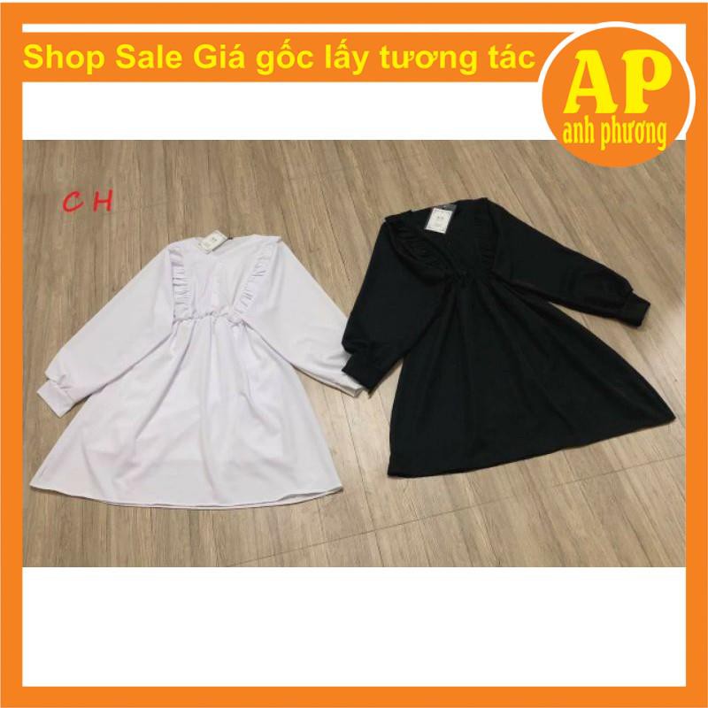 Váy Babydoll Trắng Đen tay bồng cánh dơi🦋 Đầm Nữ Tay Bồng Dáng Suông 🦋 Đầm nữ xòe | BigBuy360 - bigbuy360.vn