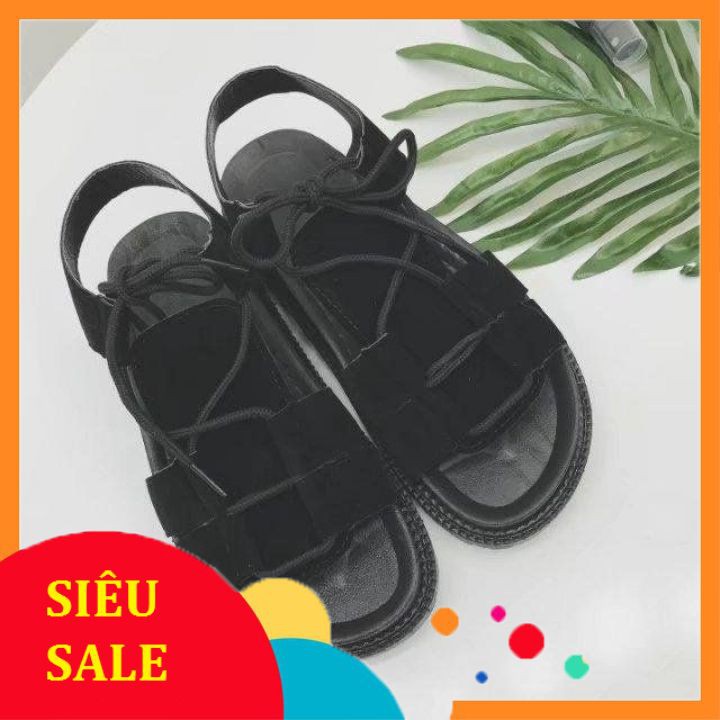 Sandal nữ buộc dây chất cao su dẻo cực xinh