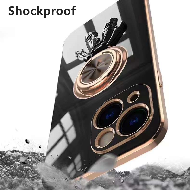 Ốp Điện Thoại Silicon Dẻo Tráng Gương Sang Trọng Chống Sốc Cho iPhone 13 12 Pro Max XS Max 11 Pro Max XR X 7 8 Plus 13 Pro