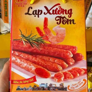 500g Lạp xưởng tôm Tân Huê viên Đặc sản Sóc Trăng