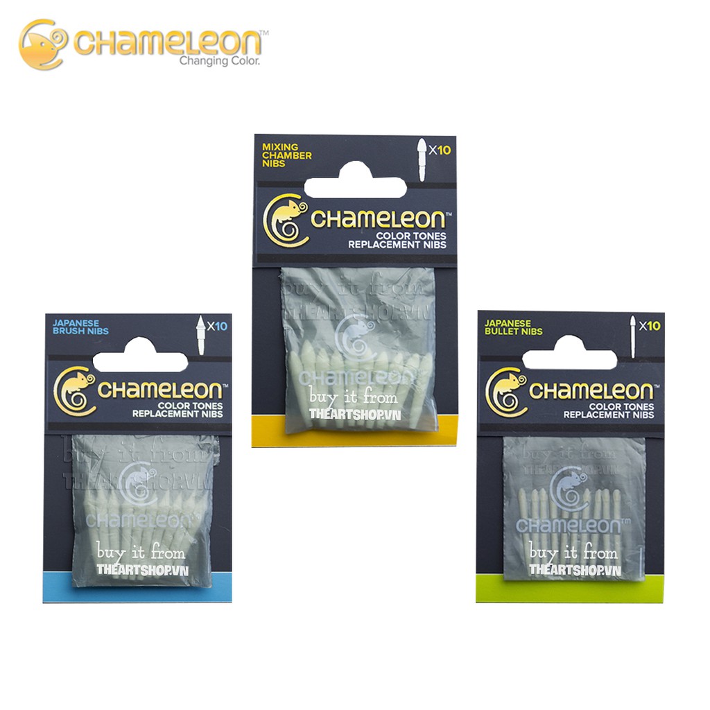 [THEARTSHOP] Ngòi CHAMELEON Replacement Nibs - 10 cái/túi