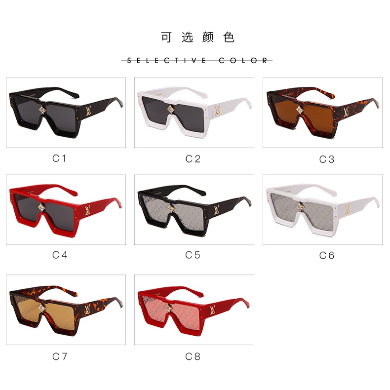 LOUIS VUITTON Kính Mát Thời Trang Thương Hiệu De Luxo LV 1486 Phong Cách Cổ Điển