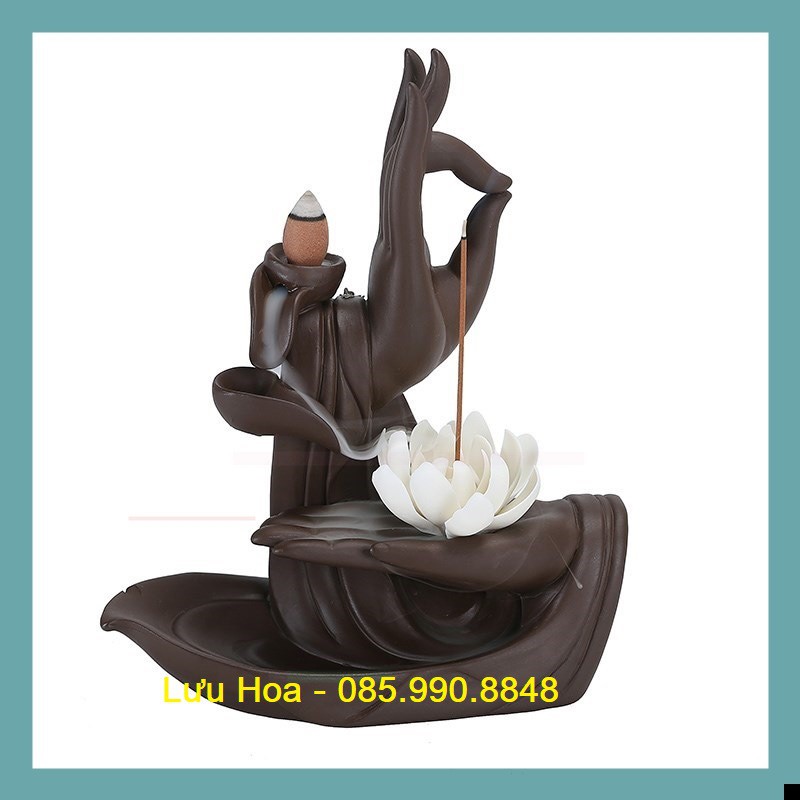 Thác xông trầm, đốt trầm, thác khói ngược Bàn Tay Phật - Trừ tà khí, hút tài lộc . | BigBuy360 - bigbuy360.vn