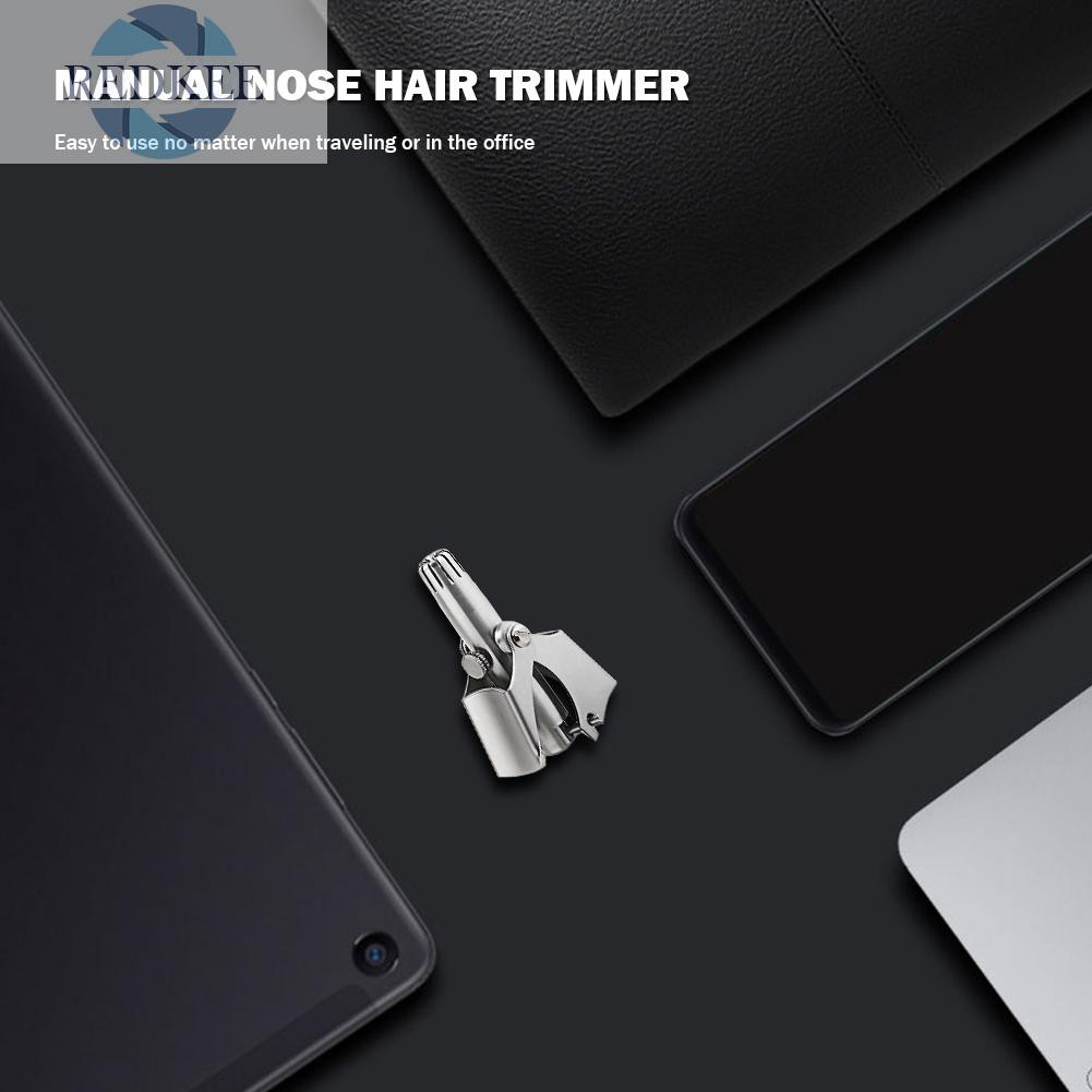 Dụng Cụ Tỉa Lông Mũi Thủ Công Bằng Thép Không Gỉ Tiện Lợi