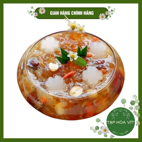 Chè Dưỡng Nhan Tuyết Yến Set Nguyên Liệu Nấu Chè 12 Vị Tạp Hóa Vít
