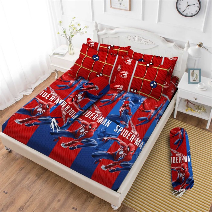(Hàng Mới Về) Ga Giường Vải Lanh B2 Vito Amzing Spiderman 160x200