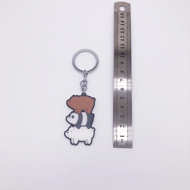 Móc khoá acrylic anh em gấu bare bear Chúng tôi là gấu