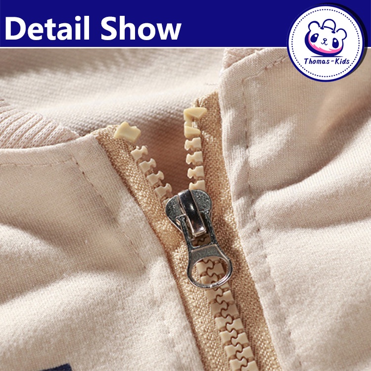 Áo Khoác Bóng Chày Vải Cotton Thời Trang Xuân Thu Cho Bé 1-9 Tuổi quần áo trẻ em