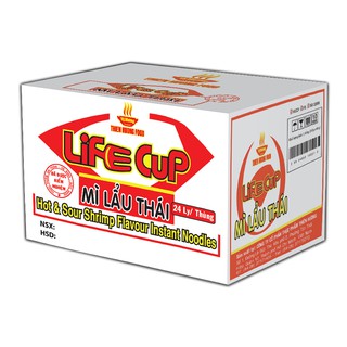 Mì Life Cup Lẩu Thái 60g thùng 24 ly