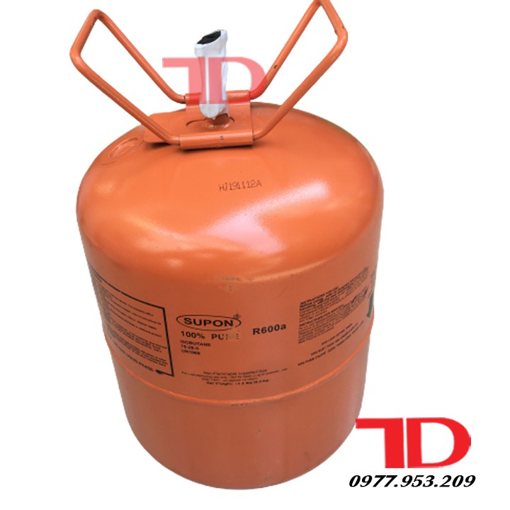 Môi chất lạnh tủ lạnh R600A 6.5KG SUPON, ga lạnh R600A