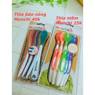 Thìa ăn dặm, thìa báo nóng- thìa mềm munchi( có tách lẻ