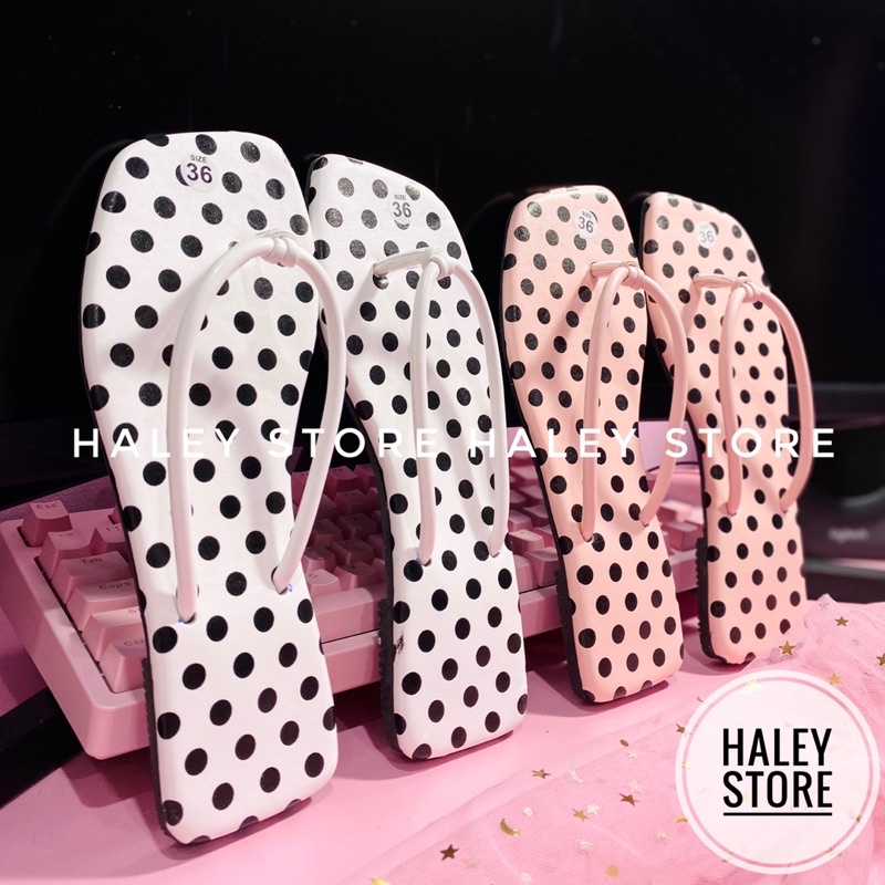 Dép kẹp dây bò sữa hot trend mùa hè 2021 HALEY STORE