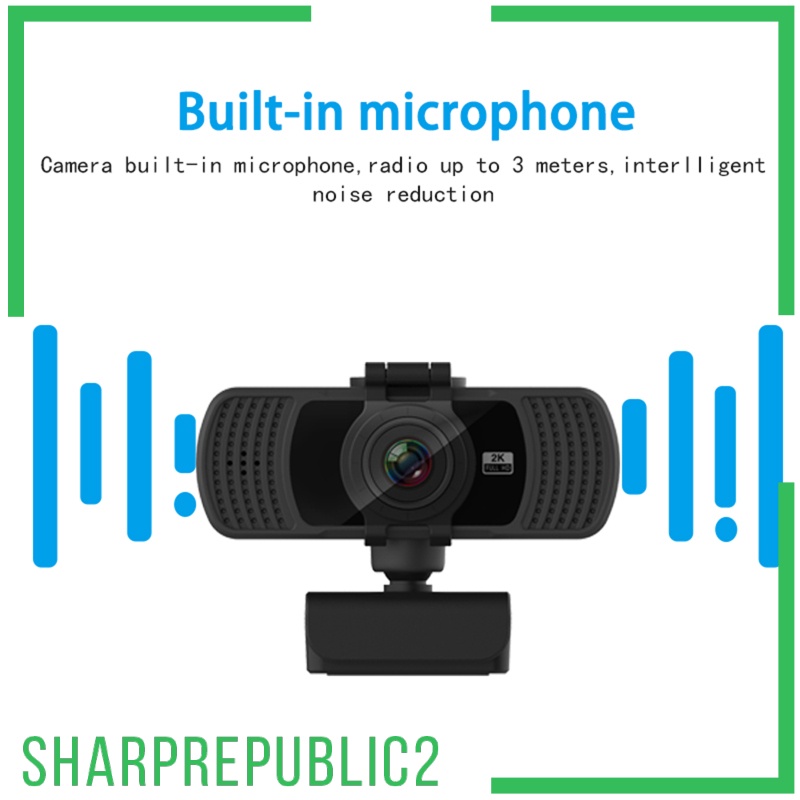 Webcam Sharprepublic2 Usb 2k 1080p Kèm Mic Cho Pc Laptop | BigBuy360 - bigbuy360.vn