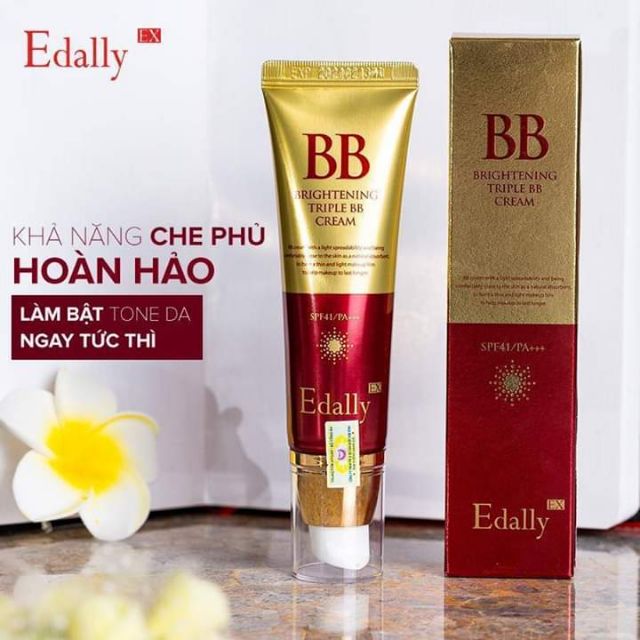 Edally Ex Kem nền làm bừng sáng làn da gấp 3 lần - Brightening Triple BB Cream | BigBuy360 - bigbuy360.vn