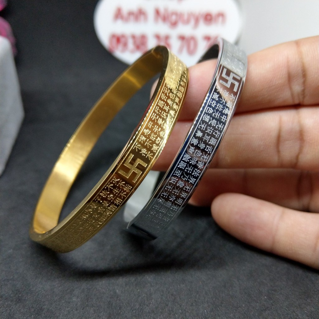 Vòng tay khắc Chú Đại Bi phong thủy - VT077