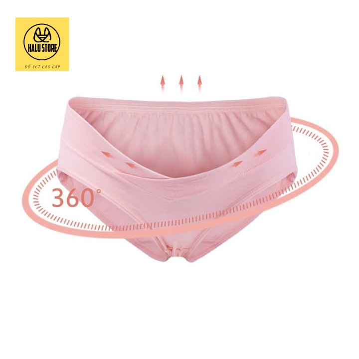 1875 Quần lót bầu cotton sợi tre tự nhiên mát lạnh cạp chéo đàn hồi tốt không bai nhão | BigBuy360 - bigbuy360.vn