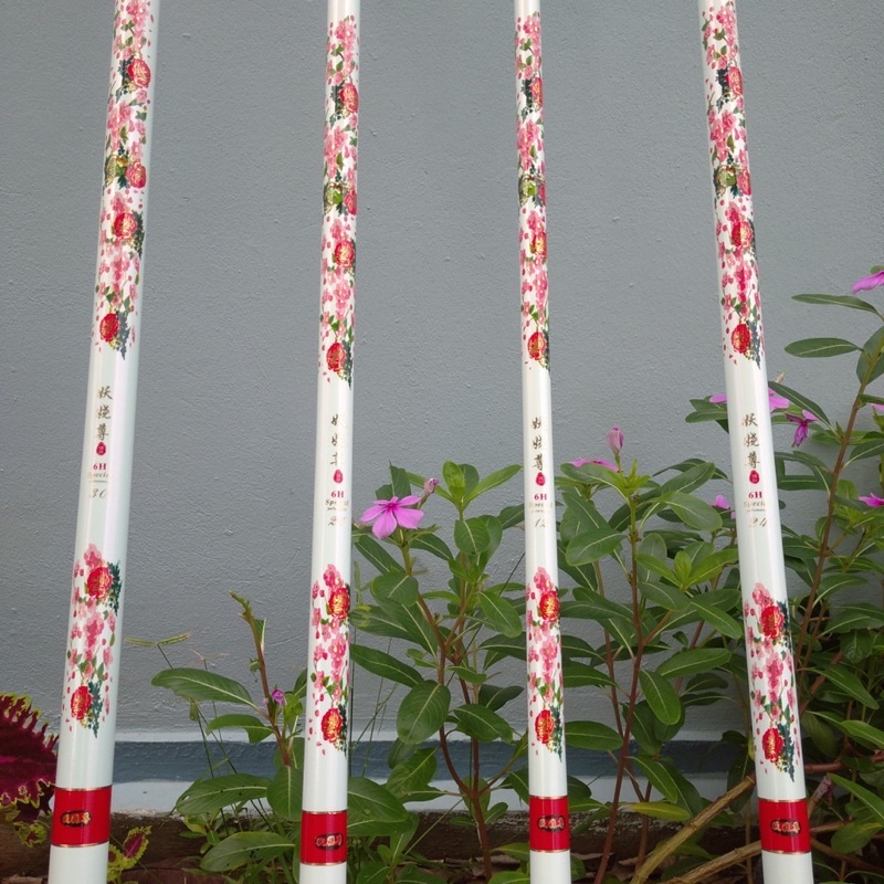 Cần câu tay Bạch Hồng 6H Tặng kèm Ngọn phụ 3m6 4m5 5m4 6m3 7m2 8m1 9m