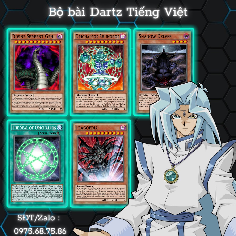 Bài Yugioh Tiếng Việt - Bộ bài Dartz