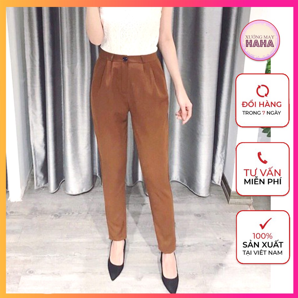 Quần Baggy Công Sở Nữ Basic Chất Vải Vitex, Quần Tây Baggy Nữ Form đẹp