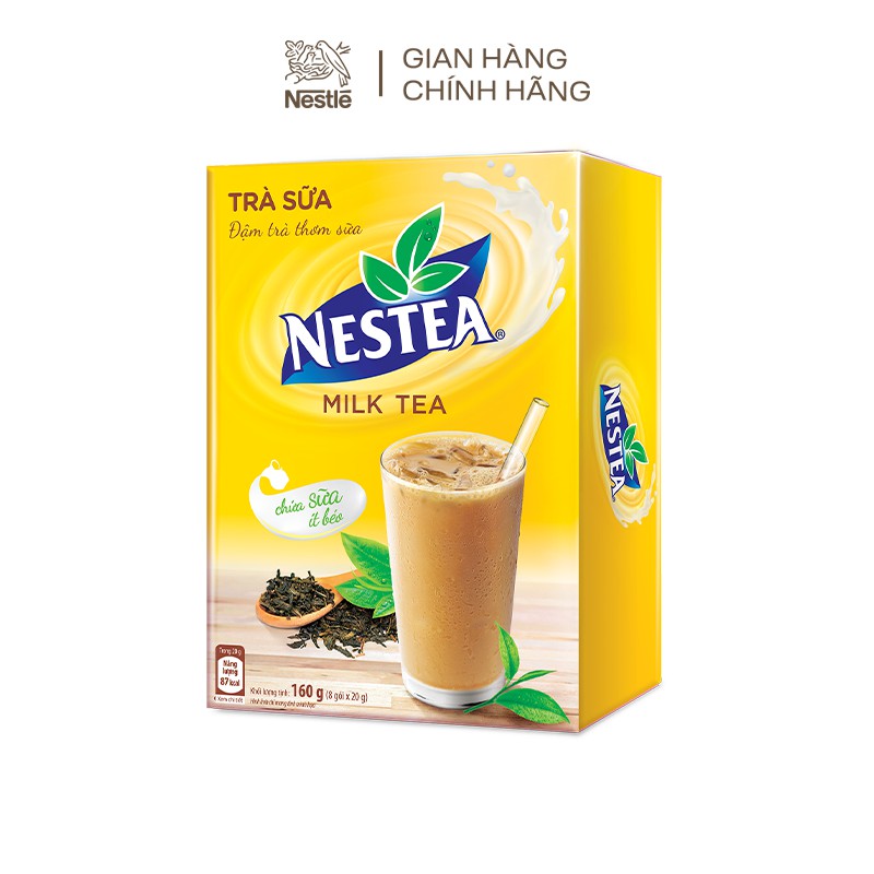 [Mã FMCGMALL - 8% đơn 250K] Combo 3 hộp trà sữa Nestea (8 gói x 20g)