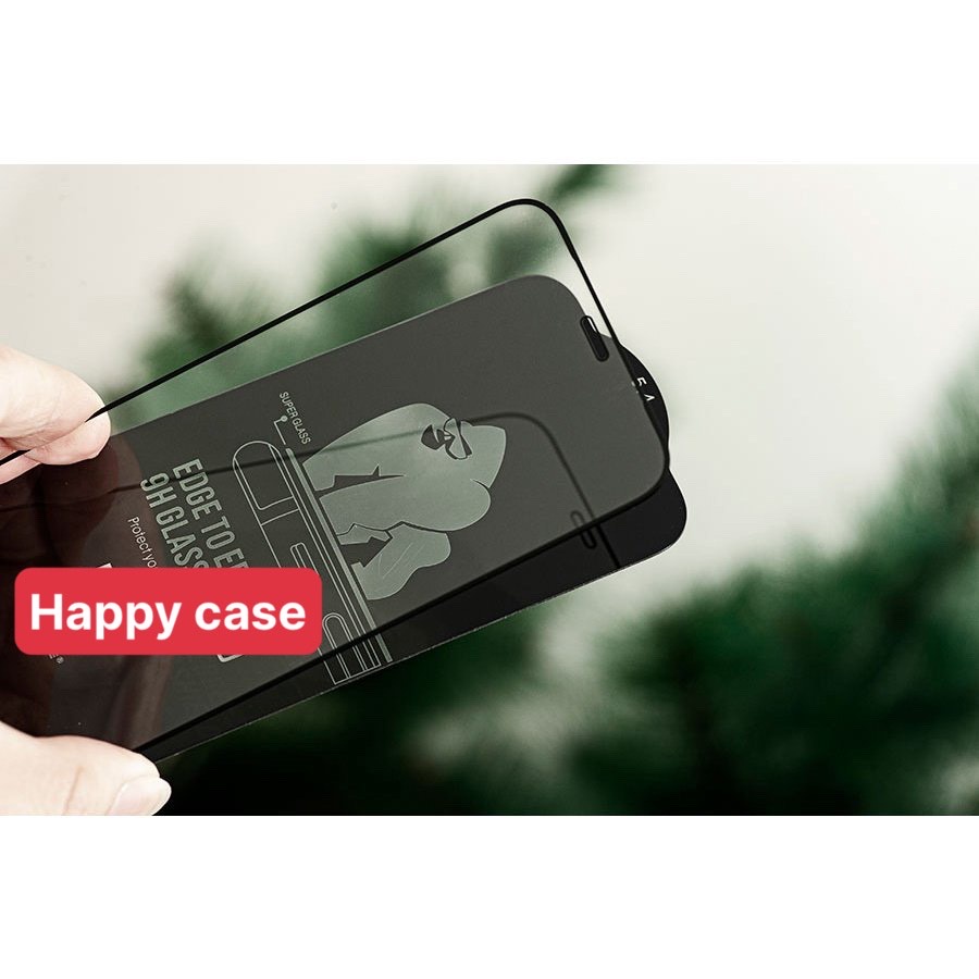 (KÈM GIẤY LAU) Kính Cường Lực KingKong Bóng Full Màn Cho Các Dòng IPhone 6/6PLUS/7/8/7PLUS/X/R/XSMAX/11PROMAX/12PROMAX