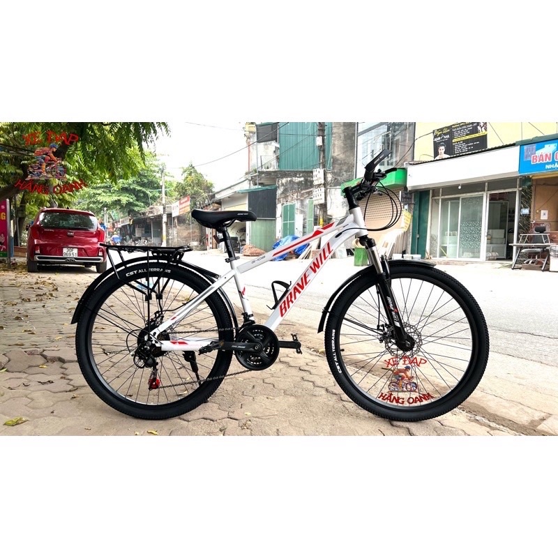 Chắn bùn xe đạp địa hình dài lắp xe vành 26inch bằng thép tặng kèm ốc + tanh nẹp