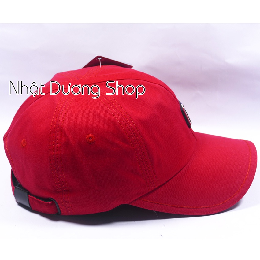 Mũ lưỡi trai ép mặt da TomMy cao cấp - Chất liệu vải Kaki bền chắc kết hợp với chữ ép tạo nên sự nổi bật cho người đội