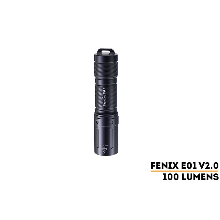 CHÍNH HÃNG Fenix -Đèn pin E01 V2.0 (đen) - 100 Lumens