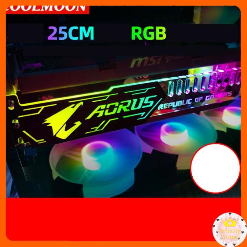 GIÁ ĐỠ VGA COOLMOON LED RGB 25CM INFINY DECOR