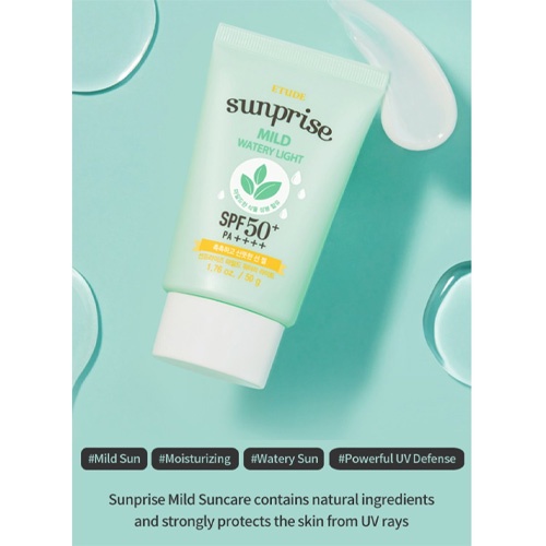 [Hàng mới về] Kem Chống Nắng ETUDE HOUSE Sunprise Mild Watery Ligh