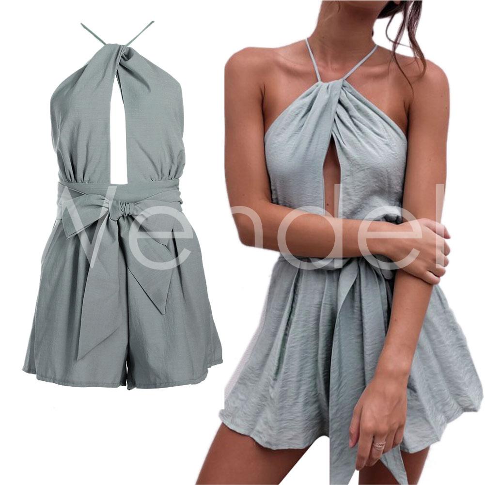 Bộ Áo Liền Quần Hở Lưng Phối Bèo Thời Trang Mùa Hè 22-zz133337.04 | BigBuy360 - bigbuy360.vn