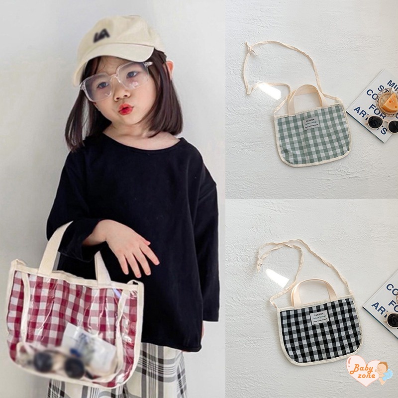 Túi Đeo Chéo Vai Hình Vuông Nhỏ Thời Trang Xuân Thu Cho Bé