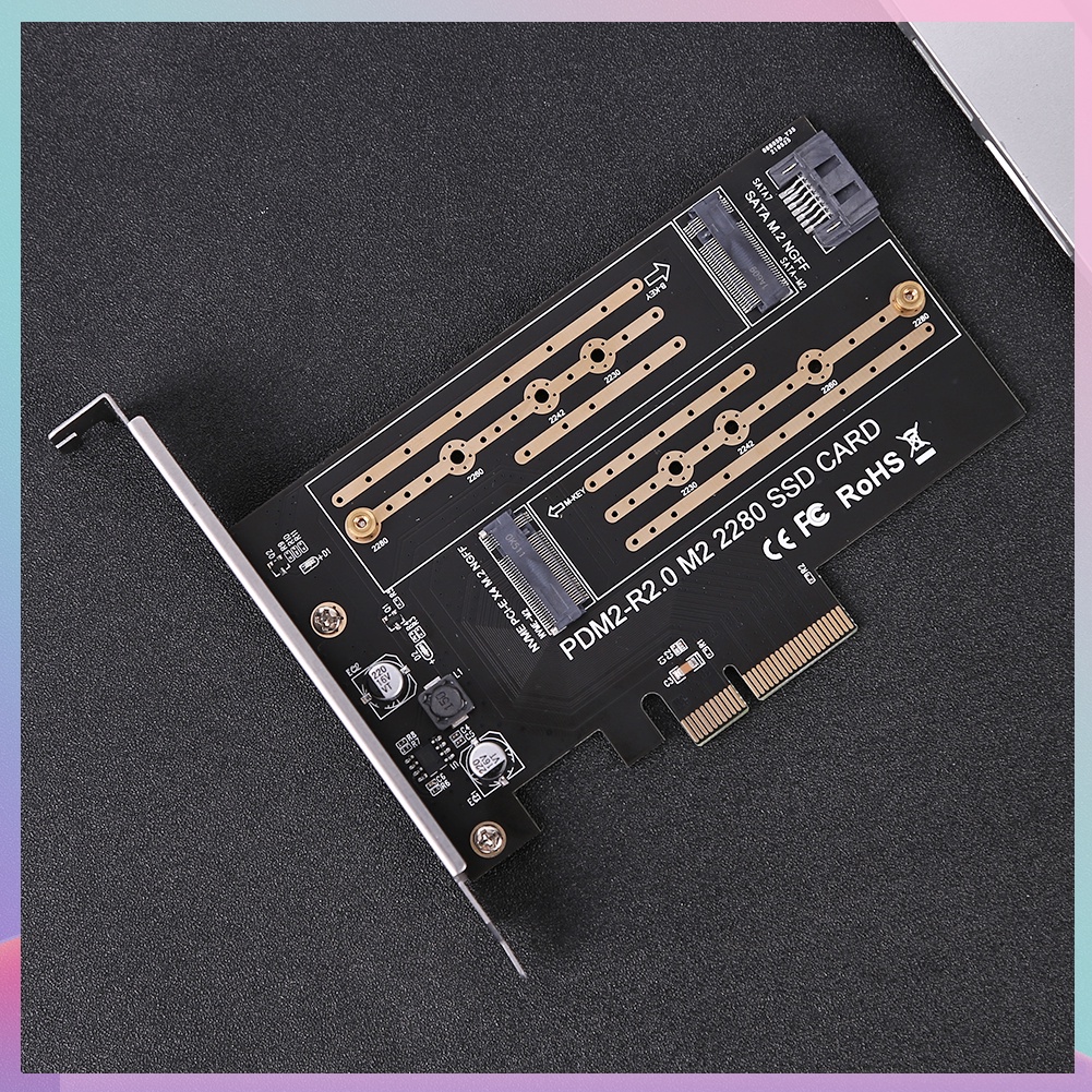 Thẻ chuyển đổi mở rộng M.2 NVME sang PCIE SSD sang PCI-E 3.0 X4 SATA | BigBuy360 - bigbuy360.vn