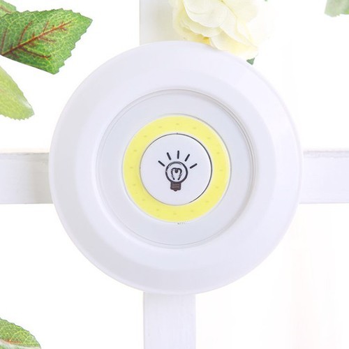 Bộ 3 đèn Led kèm điều khiển từ xa gắn tường cầu thang tủ quần áo tủ bếp tiện dụng