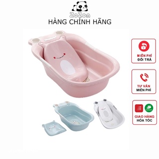 Chậu Tắm Cho Bé Hình Ếch Zozon Thau Tắm Cho Trẻ Sơ Sinh 1, 2, 3, 4 Tuổi Gội Đầu Giặt Đồ Quần Áo