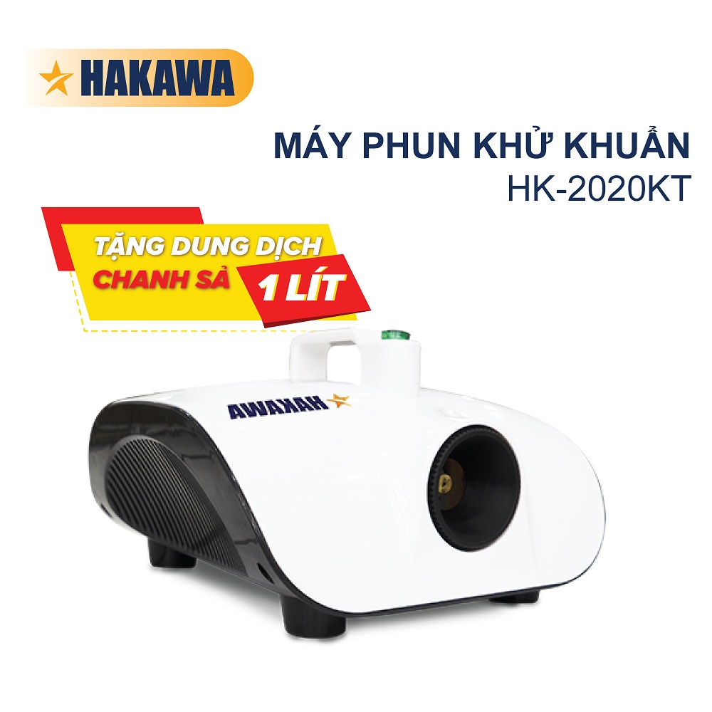 Máy khử mùi diệt khuẩn HAKAWA Nhật Bản - HK-2020KT- Phân phối chính hãng - Tặng 1 lít dung dịch nano