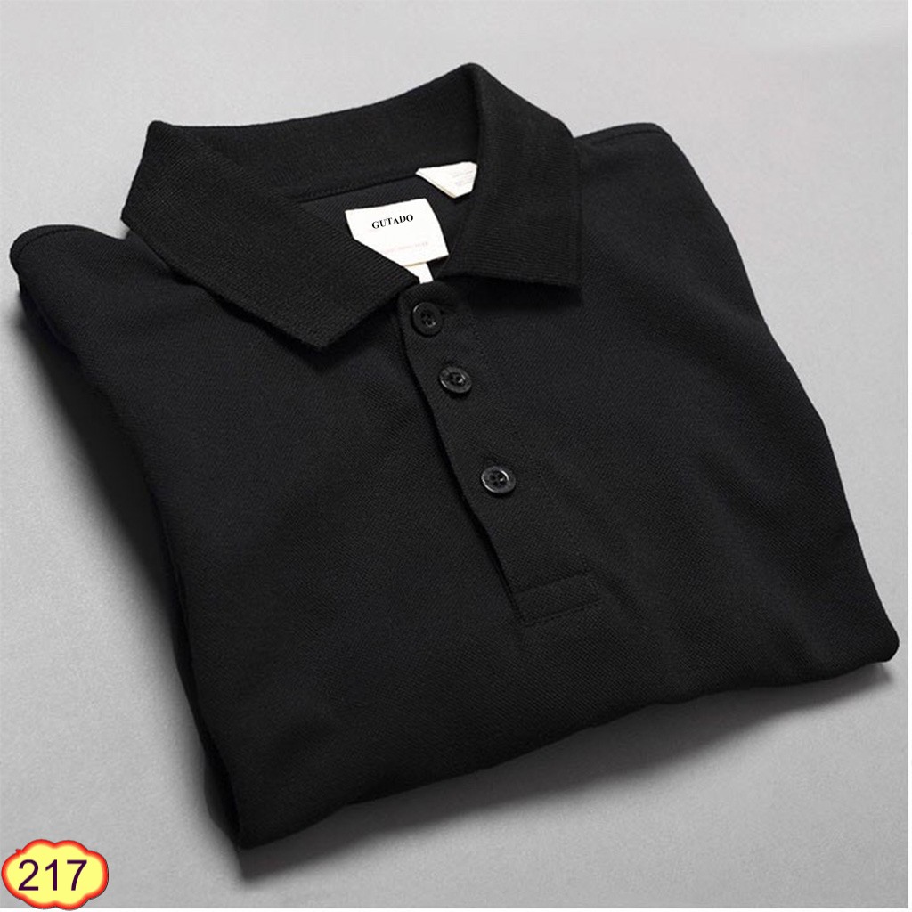 ÁO THUN NAM NỮ POLO CỔ TRỤ TAY NGẮN 217 CHẤT MÁT CO DÃN 4 CHIỀU CỰC ĐẸP | BigBuy360 - bigbuy360.vn