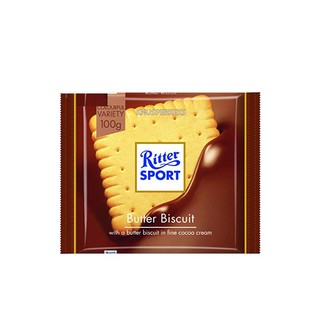 Socola Bánh Qui Bơ Ritter Sport gói 100g