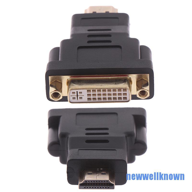 Đầu Chuyển Đổi Cổng Dvi-D Kép Newwellknown 0610 (24 + 5 Pin) Sang Hdmi Cho Lcd Hdtv