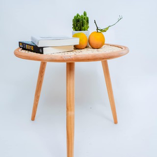 Bàn trà mây tự nhiên RATTAN TABLE