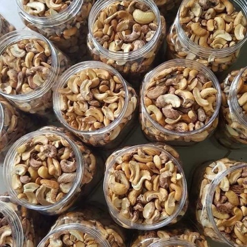 500g- HẠT ĐIỀU RANG MUỐI BÌNH PHƯỚC -(loại hạt điều vỡ còn vỏ lụa)