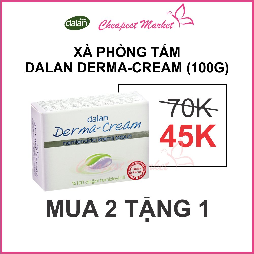 [HÀNG HOT] Xà Phòng Tắm Dưỡng Da Dalan Derma 100g